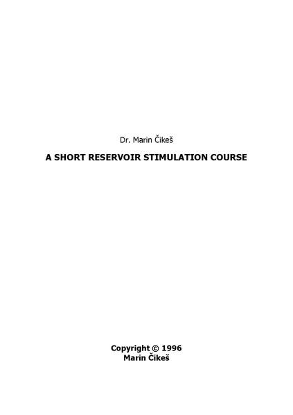 Файл:A SHORT RESERVOIR STIMULATION COURSE.pdf